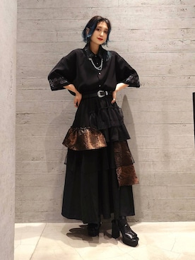 「HARE（ハレ）のアイテム（ハンドバッグ）」を使った、sayaさん（レディース・157cm）の春コーディネート