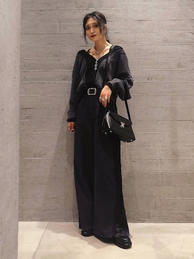 「HARE（ハレ）のアイテム（カーディガン/ボレロ）」を使った、sayaさん（レディース・157cm）の秋コーディネート