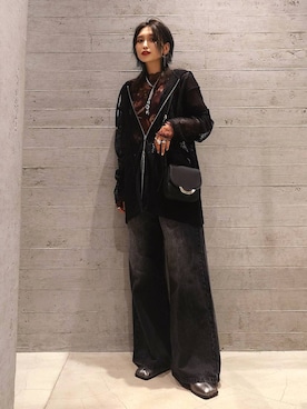 「アイテム（パーカー）」を使った、sayaさん（レディース・157cm）の夏コーディネート