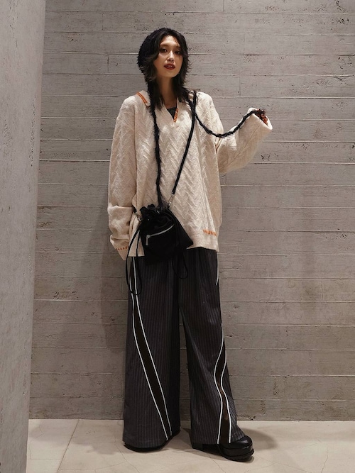 セール】3Dラインストライプパンツ(HARE)（その他パンツ）｜HARE（ハレ