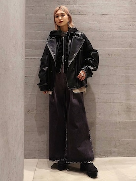 sayaさん（レディース・157cm）の冬コーディネート