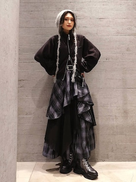 「アイテム（財布）」を使った、sayaさん（レディース・157cm）の秋コーディネート