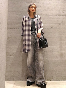 「HARE（ハレ）のアイテム」を使った、sayaさん（レディース・157cm）の春コーディネート