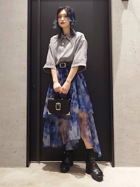 「HARE」｜sayaさん（レディース・157cm）の春コーディネート