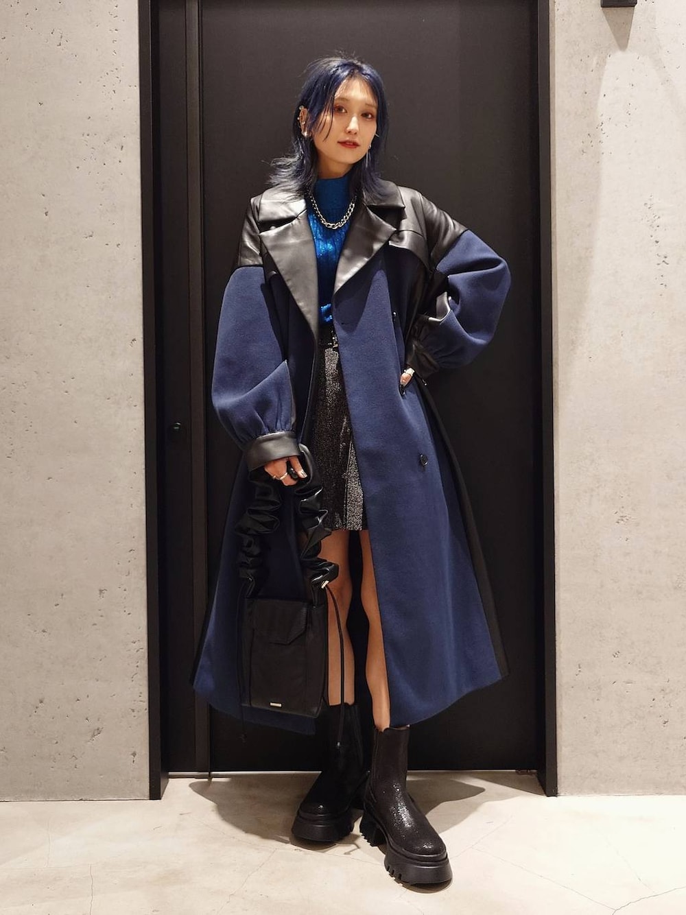 HARE（ハレ）の「2Pミドルジャケット＊アシメプリーツショートパンツ  