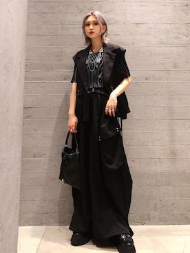 「HARE（ハレ）のアイテム（シューズ）」を使った、sayaさん（レディース・157cm）の春コーディネート