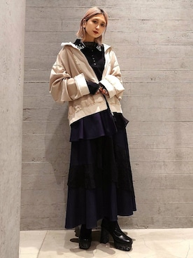 sayaさん（レディース・157cm）の冬コーディネート