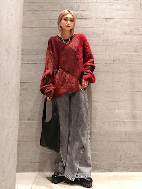 sayaさん（レディース・157cm）の冬コーディネート