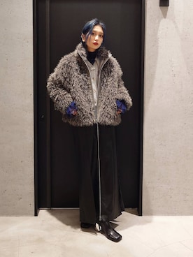 sayaさん（レディース・157cm）の冬コーディネート