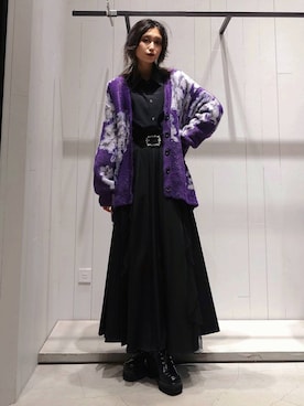 「HARE（ハレ）のアイテム（ローファー）」を使った、sayaさん（レディース・157cm）の秋コーディネート