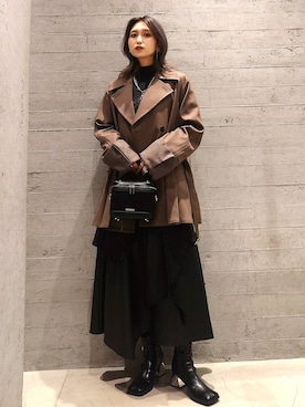 sayaさん（レディース・157cm）の秋コーディネート