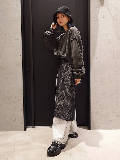 HARE｜ロングシャギーシャツニットカーディガン | Rakuten