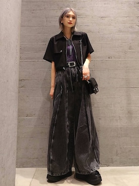 「HARE（ハレ）のアイテム（シューズ）」を使った、sayaさん（レディース・157cm）の春コーディネート