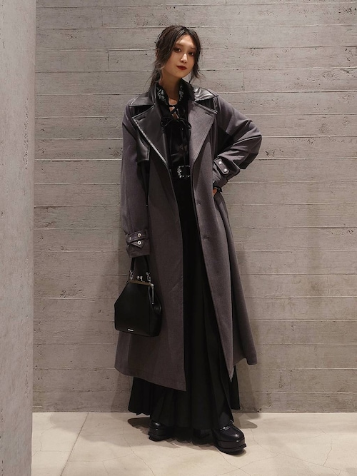 セール】ダブルカラートレンチコート(HARE)（トレンチコート）｜HARE