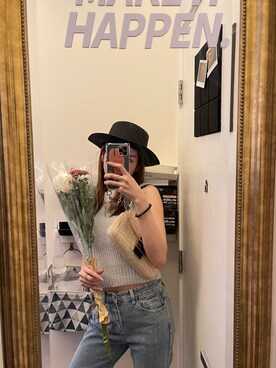 「FENDI」｜Lydia Liu さん（レディース・171cm）の秋コーディネート