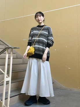 聖美さん(レディース・160cm)の冬コーディネート