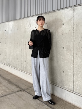 「アイテム（その他シューズ）」を使った、聖美さん（レディース・160cm）の夏コーディネート