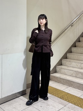 「アイテム（その他シューズ）」を使った、聖美さん（レディース・160cm）の秋コーディネート