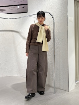 「アイテム（その他シューズ）」を使った、聖美さん（レディース・160cm）の秋コーディネート