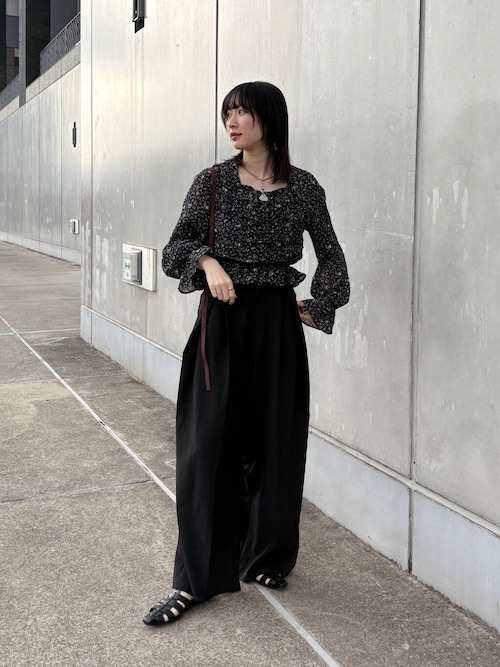 セール】フラワープリントビスチェブラウス（シャツ/ブラウス）｜KBF