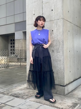 聖美さん（レディース・160cm）の夏コーディネート