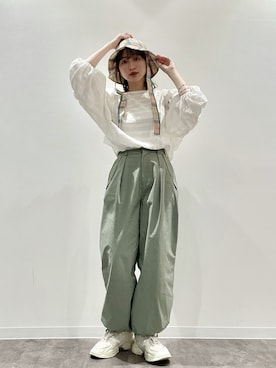 聖美さん（レディース・160cm）の春コーディネート