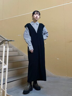 聖美さん（レディース・160cm）の秋コーディネート