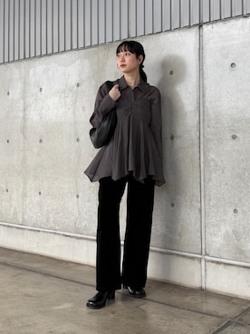 聖美さん（レディース・160cm）の冬コーディネート