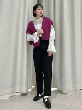 聖美さん（レディース・160cm）の秋コーディネート