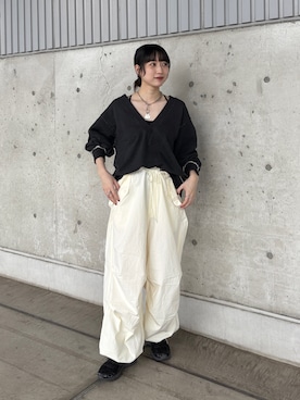 「秋フェスコーデ」｜聖美さん（レディース・160cm）の秋コーディネート