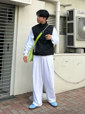 「FREAK'S STORE（フリークスストア）のアイテム（バッグ）」を使った、のっち さん（メンズ・177cm）の夏コーディネート