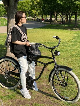 natsuさん（レディース・160cm）の夏コーディネート