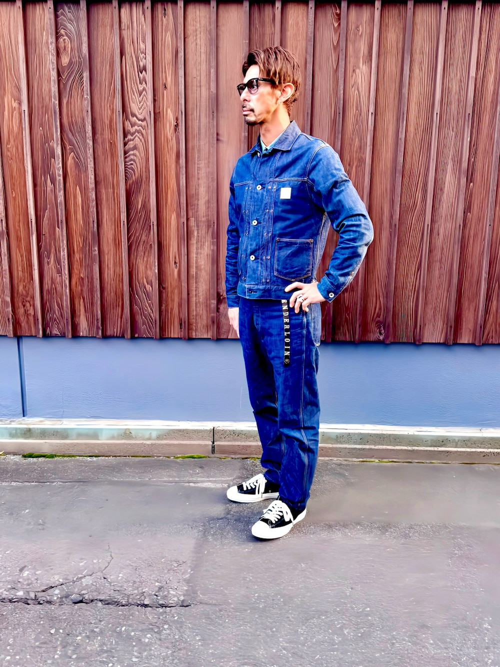 BELAFONTEのデニムパンツを使った人気ファッションコーディネート - WEAR