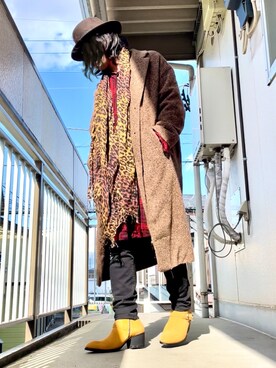 チェスターコート ブラウン系 を使ったメンズ人気ファッションコーディネート Wear
