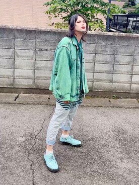 Jieda(ジエダ)のデニムジャケットを使った人気ファッション ...