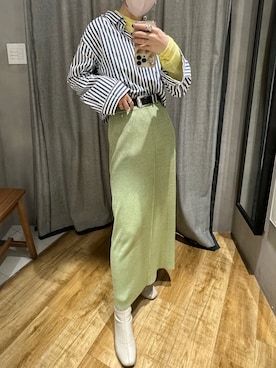 「JEANASIS（ジーナシス）のアイテム（その他トップス）」を使った、Shifonさん（レディース・159cm）の春コーディネート