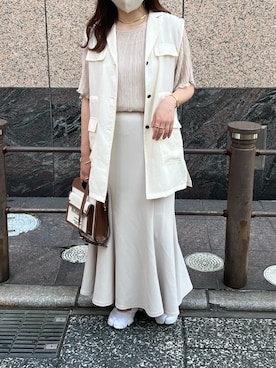 「moment+」｜𝖬 𝗂 𝗒 𝗎さん（レディース・156cm）の夏コーディネート