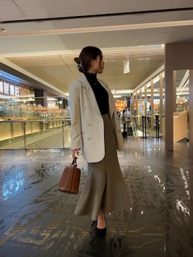 「Darich（ダーリッチ）のアイテム（ジャケット/アウター）」を使った、risako さん（レディース・153cm）の秋コーディネート