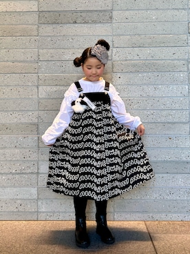 「アイテム（スカート）」を使った、 himamioさん（キッズ・142cm・10代）の冬コーディネート