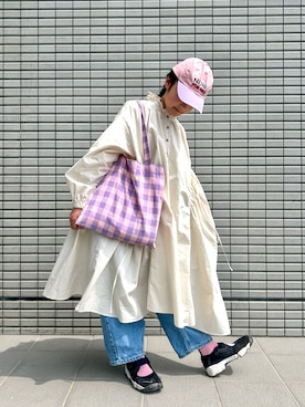 「nunuforme（ヌヌ）のアイテム」を使った、 himamioさん（キッズ・148cm）の春コーディネート