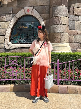 「アイテム（ベスト）」を使った、®️inaさん（レディース・159cm・20代）の夏コーディネート