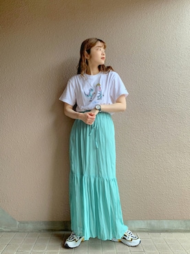 ®️inaさん(レディース・160cm)の夏コーディネート