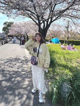 「PINK HOUSE」｜®️inaさん（レディース・159cm）の春コーディネート