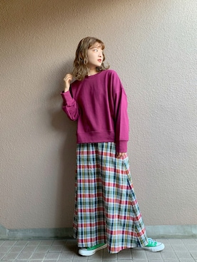 ®️inaさん（レディース・160cm）の秋コーディネート