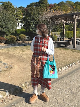 ®️inaさん（レディース・160cm）の冬コーディネート