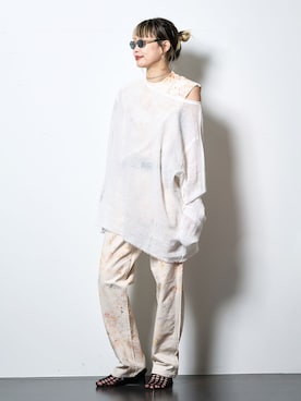 「Mollini（モリーニ）のアイテム」を使った、SAIRAIJIさん（レディース・168cm）の春コーディネート