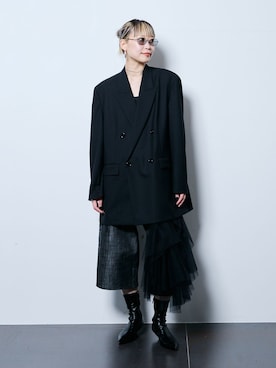 「Mollini（モリーニ）のアイテム」を使った、SAIRAIJIさん（レディース・168cm）の夏コーディネート