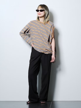 「Mollini（モリーニ）のアイテム」を使った、SAIRAIJIさん（レディース・168cm）の春コーディネート