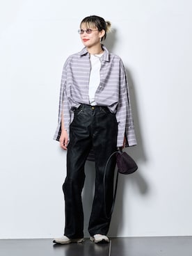 「Lee（リー）のアイテム」を使った、SAIRAIJIさん（レディース・168cm）の春コーディネート