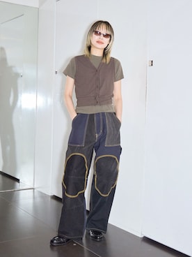 「LEFIJE（レフィエ）のアイテム」を使った、SAIRAIJIさん（レディース・168cm）の春コーディネート